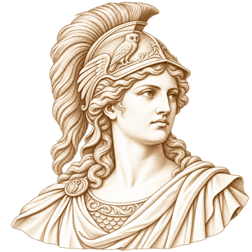 Classical bust of Athena